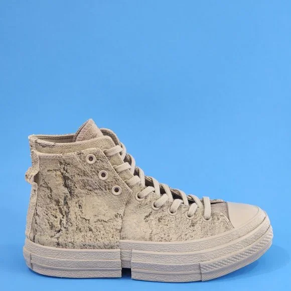Converse x Feng Chen Wang Chuck 70 Hi 2-in-1 Concrete Gray Sneakers 171838C NWT - Picture 2 of 6